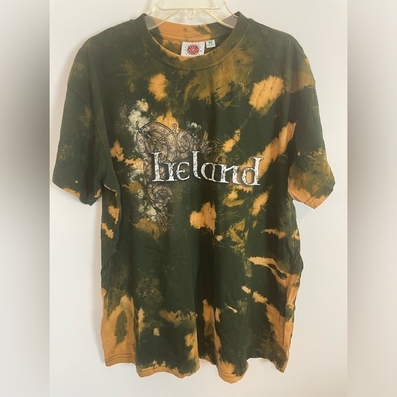 Ireland Self Tie Dyed Tshirt Medium - Picture 1 of 6